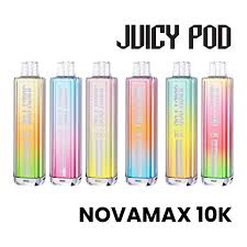Juicy Pod Novamax 10K Replacement Pod + 10ml Refill – 20mg Nic Salt | Up to 6,000 Puffs | Mesh Coil