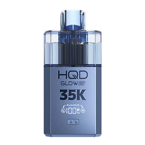 HQD Glow Air 35K Pod Vape Kit – 35,000 Puffs | Dual Flavour Pods | 20mg Nic Salt | LED Display | Rechargeable & Reusable
