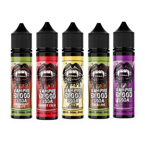 V BLOOD 50ML E LIQUID 0mg comes as 50ml bottle 50% VG / 50% PG