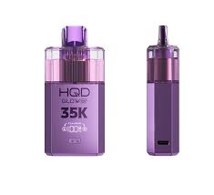 HQD Glow Air 35K Pod Vape Kit – 35,000 Puffs | Dual Flavour Pods | 20mg Nic Salt | LED Display | Rechargeable & Reusable