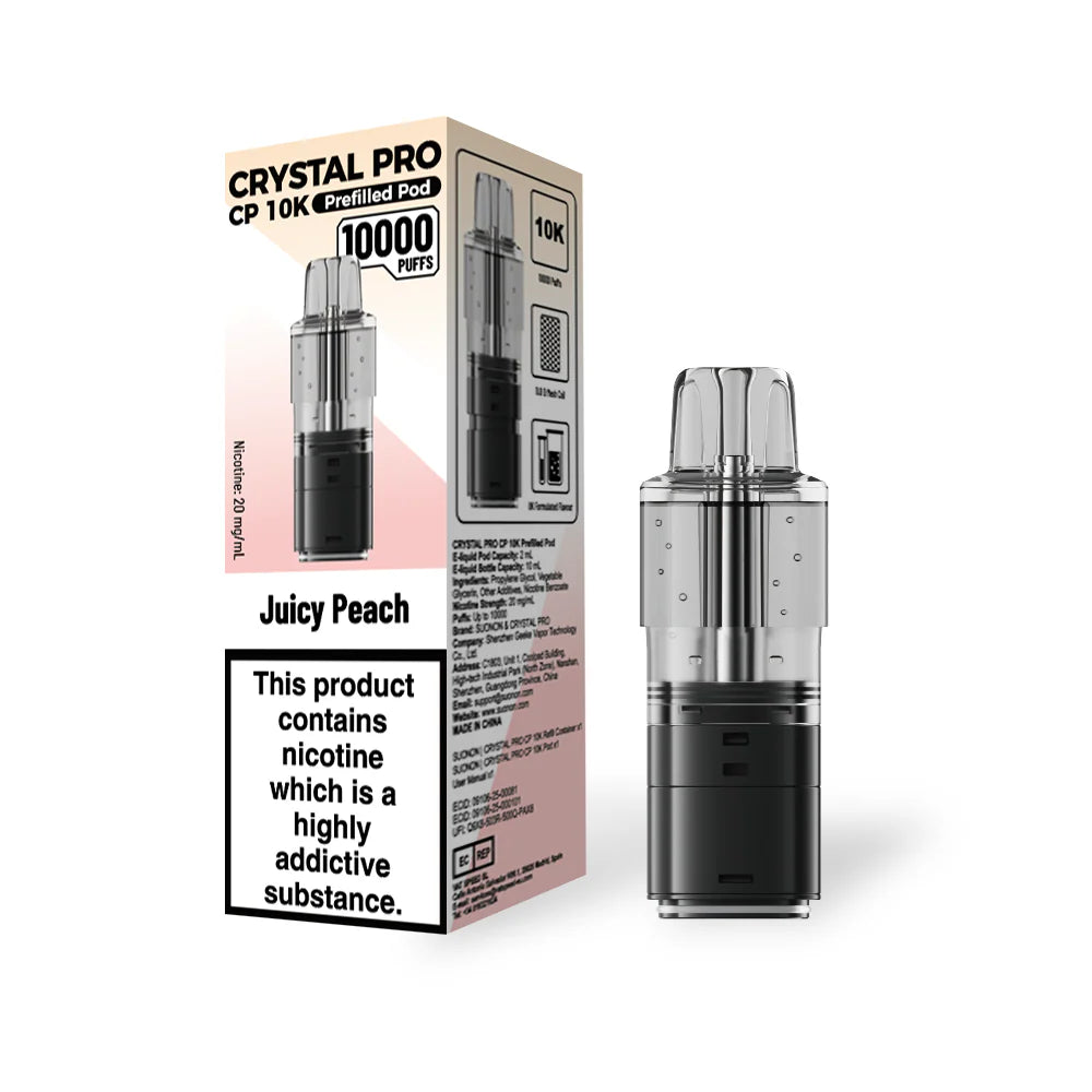 Crystal Pro CP 10K Prefilled Replaceable Pods 20mg – Pack of 5 (Box Offer)