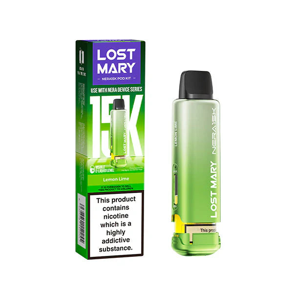 Lost Mary Nera 30K Vape Kit – 30,000 Puffs Dual Flavor Prefilled Pods 20mg Nic Salt Refillable System