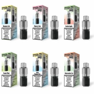 Crystal Pro CP 10K Prefilled Replaceable Pods 20mg – Pack of 5 (Box Offer)