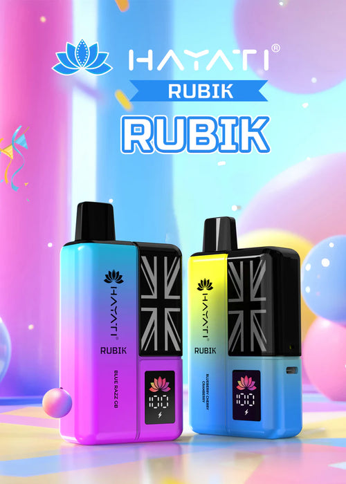 Hayati Rubik 7000 Vape Kit box offer Reusable & Prefilled Pods | Box of 5 pc-
