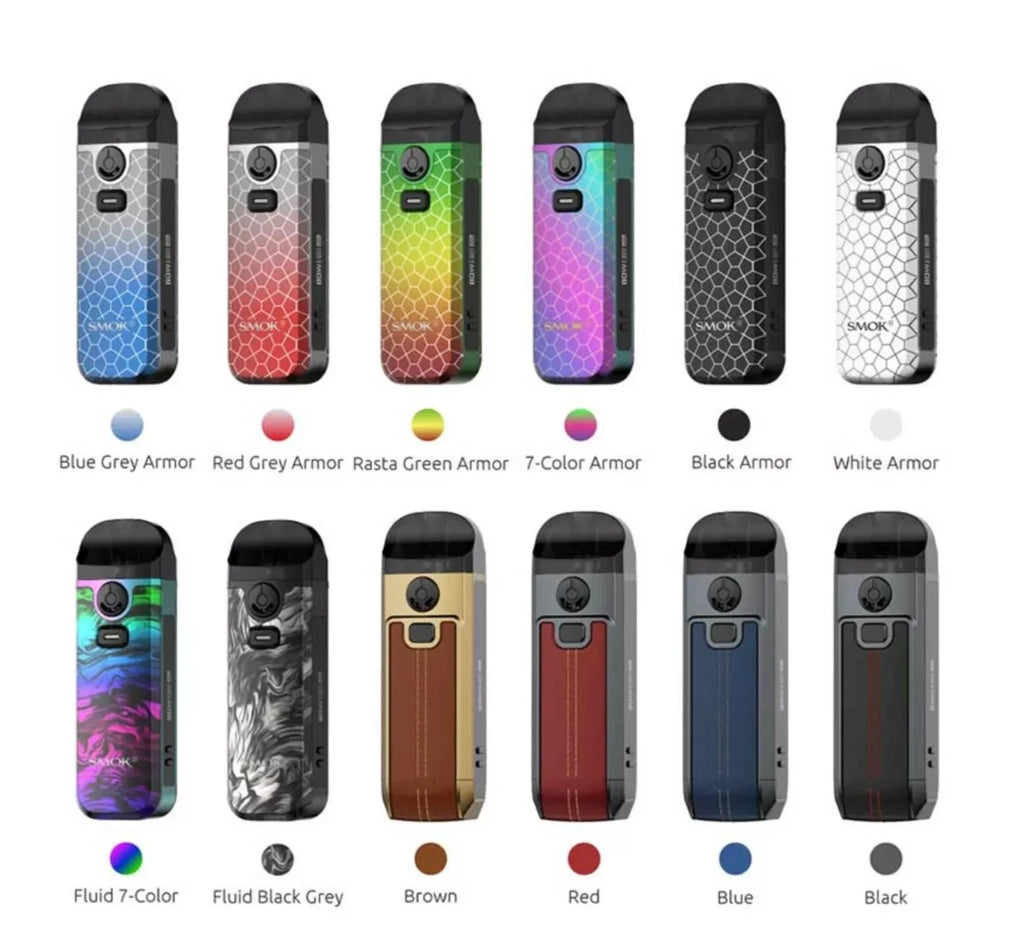 SMOK Nord 4 80W Pod Vape Kit 2000mAh Battery – 2ML TPD | OR Pack of 5x Coils
