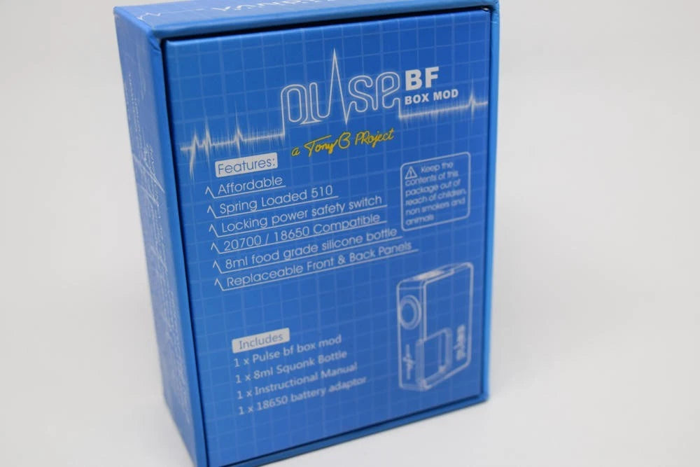 Vandy Vape Pulse BF Squonk Mod – 20700/18650 Compatible | Mechanical Mod | TPD UK