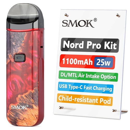 SMOK Nord Pro 25W Pod Vape Kit – 1100mAh Battery | Fast Dispatch | Trackable UK Delivery | TPD Compliant