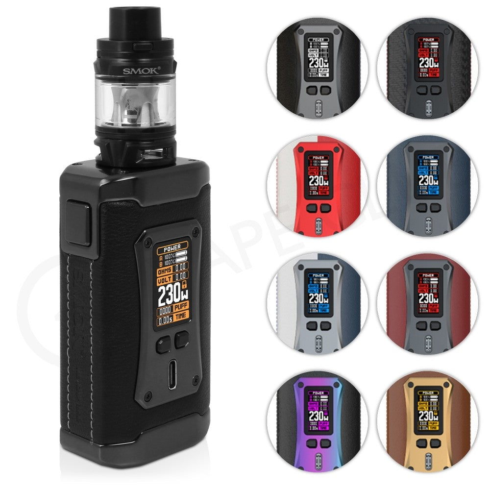 SMOK Morph 2 Vape Kit ,230 w, Dual 18650 (sold separately) Advanced IQ-S for fast response and stabilit