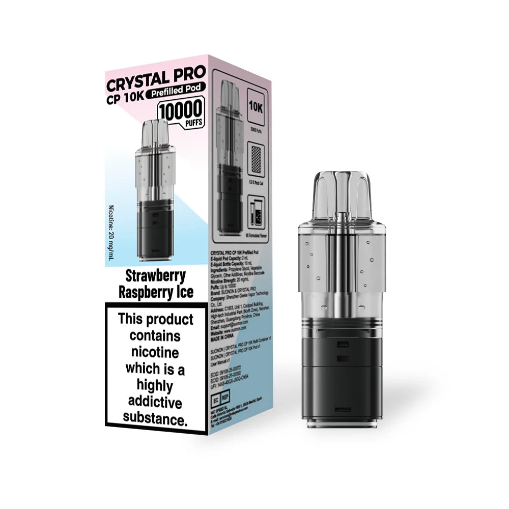 Crystal Pro CP 10K Prefilled Replaceable Pods 20mg – Pack of 5 (Box Offer)
