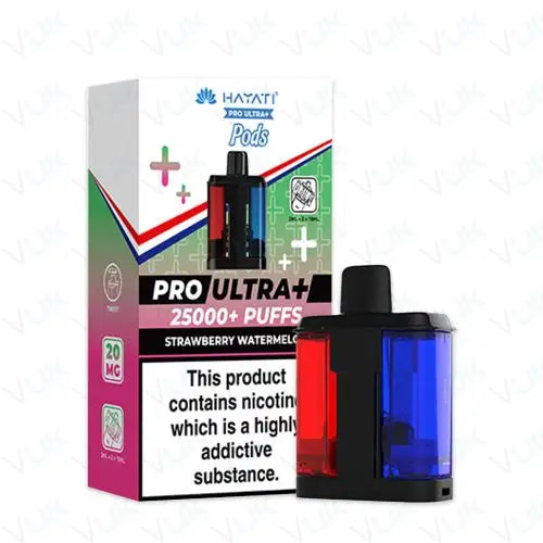 Hayati Pro Ultra Plus 25K Replacement Pods – Pack of 5 | 25,000 Puffs Per Pod | 20mg Nic Salt | Mesh Coil | MTL Vape Refill