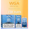 Pack of 10 WGA Crystal Pro Max Extra 15000 Puffs Disposable Vape