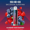 Crystal Supermax 4500 Disposable Bar Puffs  BY SKE -Nic 20MG 2ML 1500 MAH