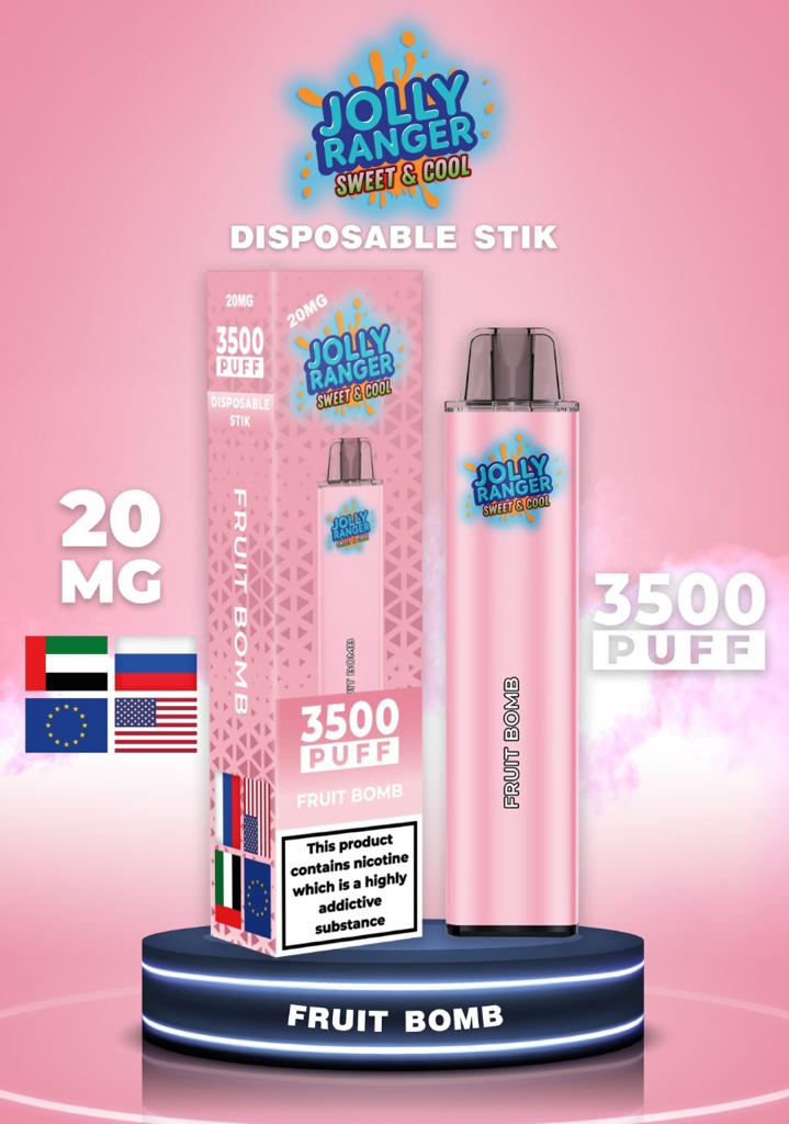 Jolly Ranger 3500 Rechargeable Draw- Activated 2ml- SPECIAL OFFER EXP:27/09/23