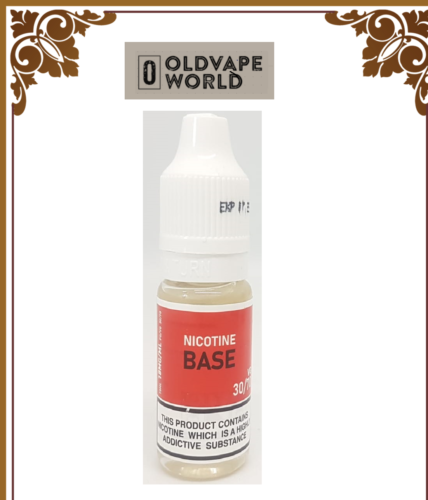 Nicotine Base Flavourless Nic Shots Eliquid 70 VG 18mg 10ml Uk seller TPD