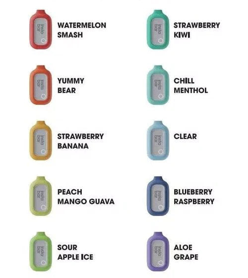 INSTA BAR 5000 PUFFS RECHARGEABLE VAPE 2ML POD DEVICE 20mg 2ml