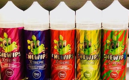 Chewips Xtreme 100ml Shortfill 0MG UK MADE