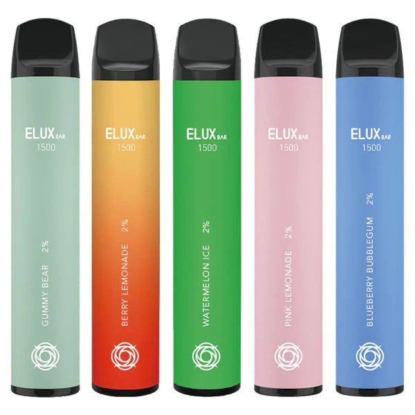ELUX BAR 1500 DISPOSABLE POD DEVICE 20MG 2 ml TPD UK