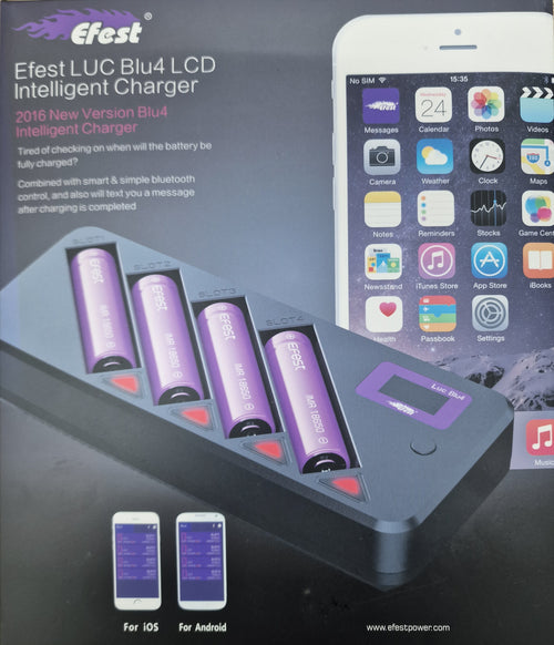 Efest LUC Blu4 lcd Intelligent Charger