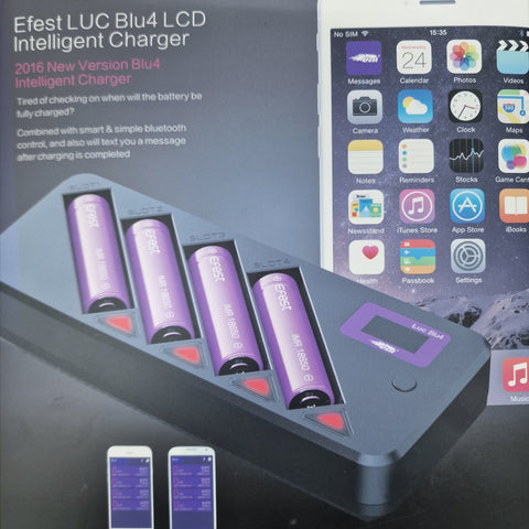 Efest LUC Blu4 lcd Intelligent Charger