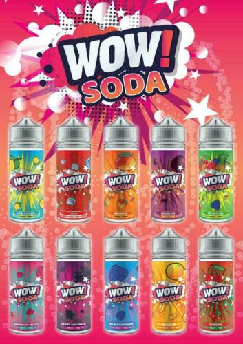 WOW Soda Premium E-liquid Vape Juice 100ML 70VG/30PG 0MG NICOTINE