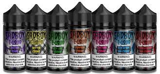 Sadboy E Liquid 100ml 0MG Vape Juice Sadboy 75/25 Vg/Pg With 3 mg Free Nic