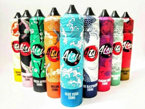 AISU E LIQUID 50ML ALL RANGE BY ZAP VAPE JUICE 70/30 0MG