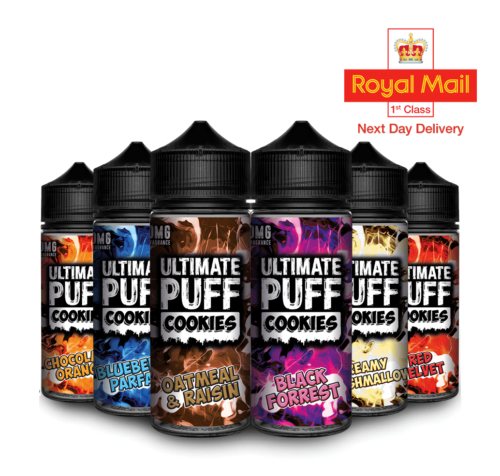 Ultimate Puff E-liquid Cookies Series 100ml 0mg TPD