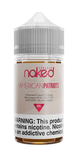 NAKED 100 SHORTFILLS American vape juice 60 ml 0mg TPD UK