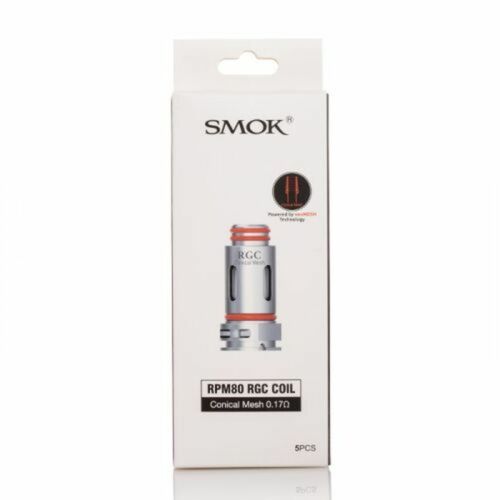 SMOK RPM80 RGC Coil Conical Mesh 0.17Ω (40W-80W) Pack Of 5 TPD Complaint