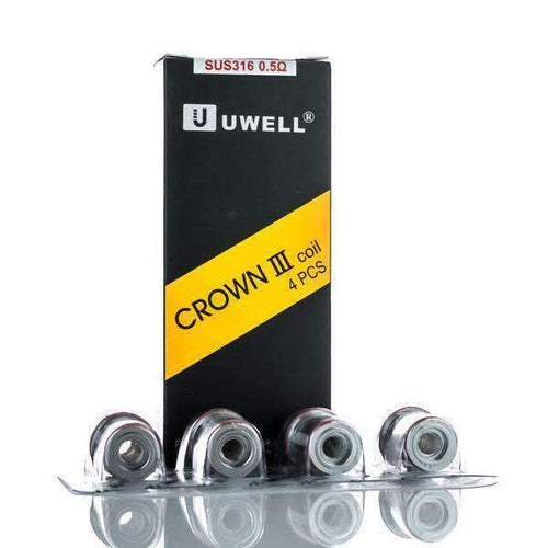 UWELL CROWN III Coil 0.25Ω / 0.40Ω / 0.50Ω Authentic Replacement Coil Heads 4PCS - Dreamlandvape
