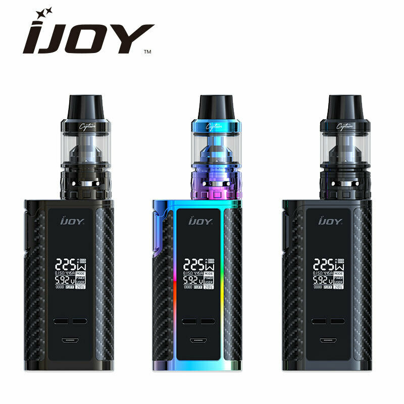 iJOY Captain PD1865 OLED USB 225W e-Cig Vape ECigarette Sub Ohm No batteries - Dreamlandvape