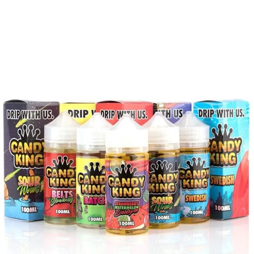 Candy King 100ml E-Liquid Shortfills 0% VG ( Vegetable Glycerine ) and 30% Mixed PG ( Propylene Glycol )