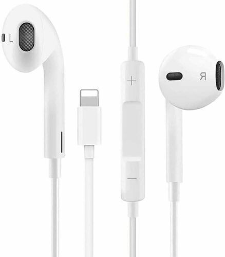 Wired Earphones Headphones Bluetooth For Apple iPhone 13 Pro 12 11 Pro X XS  7 8+