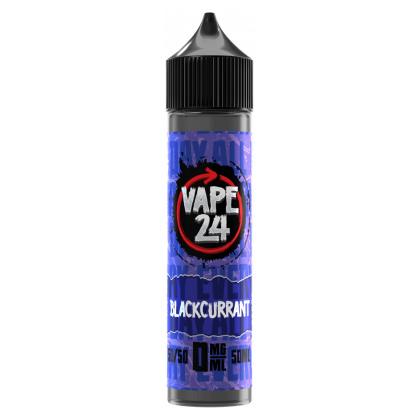 Vape 24 - Blackcurrant 50ml Short Fill