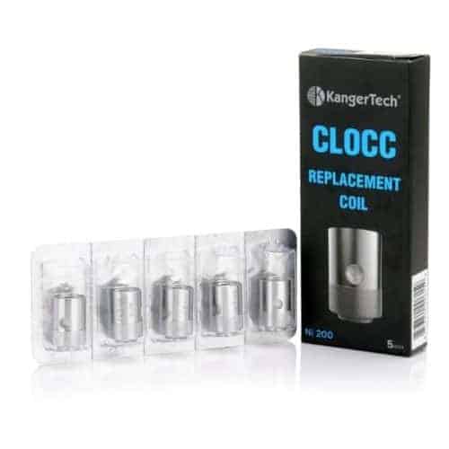 KANGER CLOCC 0.15 OHM NI200 REPLACEMENT ATOMISER HEADS (5 PACK)