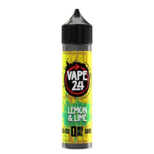 Vape 24- Lemon & Lime 50ml Short Fill