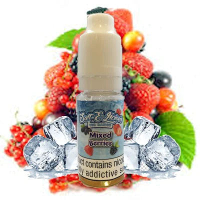 Salt-E-Licious ICE E-Liquid Nic Salt Vape Liquid 10ML 20MG 60VG/40PG TPD