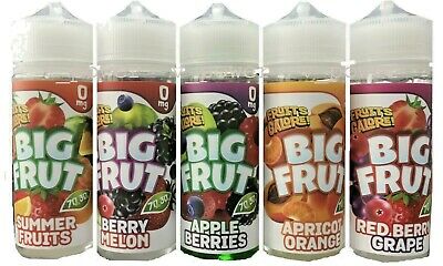 Big Frut E Liquid Fruits Galorei Premium Ecig Liquid Fruit Range 100ml 0mg TPD