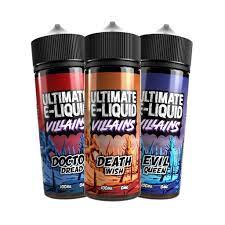 ULTIMATE-VILLAINS  e-liquid in a 120ml shortfill 70% VG / 30% PG e-liquid Made in the UK