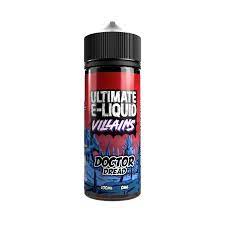 ULTIMATE-VILLAINS  e-liquid in a 120ml shortfill 70% VG / 30% PG e-liquid Made in the UK