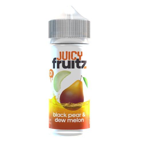 Juicy Fruitz - Black Pear & Dew Melon 100ml Short Fill