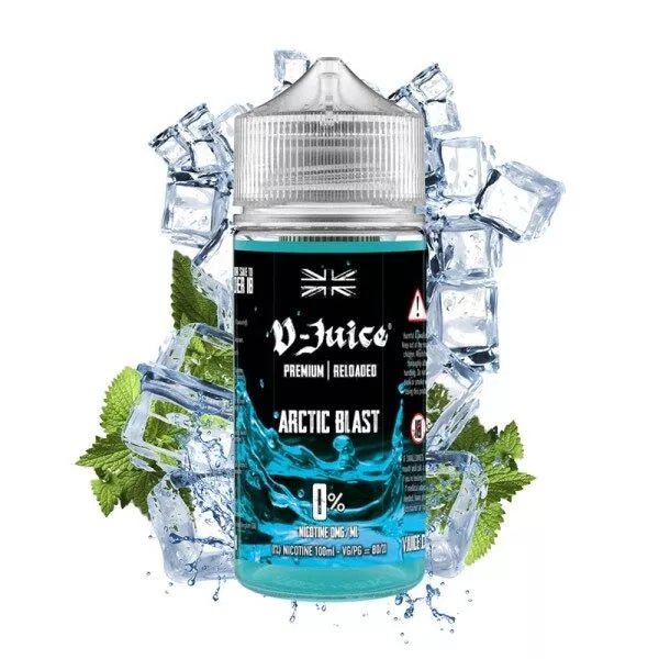 V Juice Premium E-Liquid Vape Juice 100ML 0MG TPD MADE IN UK