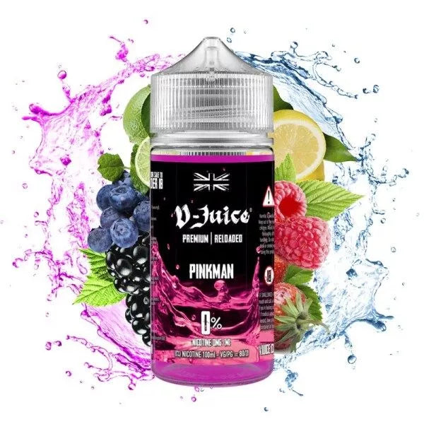 V Juice Premium E-Liquid Vape Juice 100ML 0MG TPD MADE IN UK