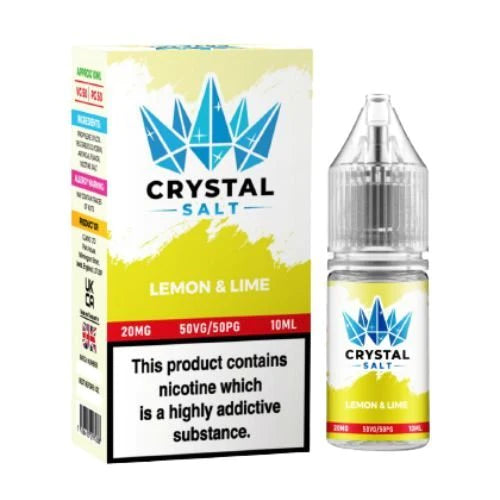 Crystal Salt 10ml Nic Salts E-Liquid UK MADE 2023 FLAVOURS