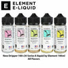 Element E-Liquids ELEMENT DRIPPER SERIES SHORTFILLS 100ml