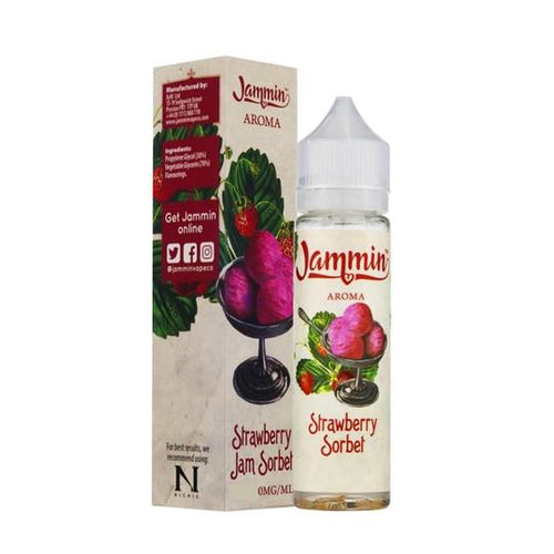 Jammin - Strawberry Jam Sorbet 50ml Short Fill
