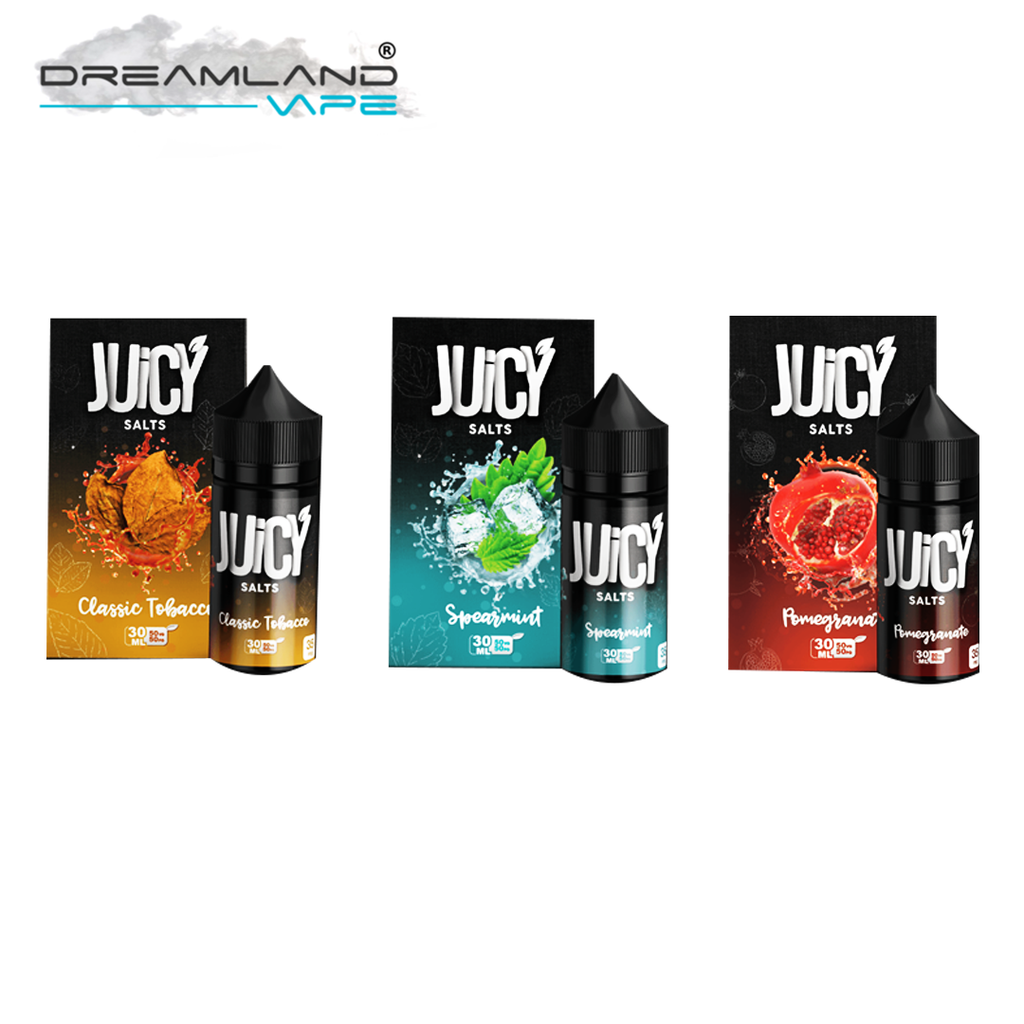 JUICY NIC SALT 10ml 20mg 50VG/50PG E-Liquids FRUIT FLAVOURS