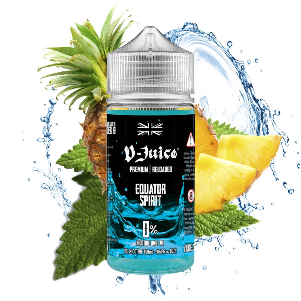 V Juice Premium E-Liquid Vape Juice 100ML 0MG TPD MADE IN UK