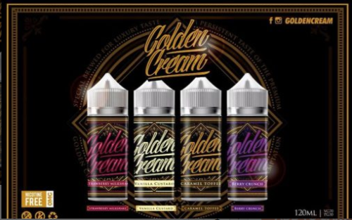 GOLDEN CREAM ELIQUID  100ML 0MG E-liquid TPD UK