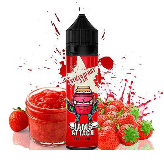 Jams Attack - Strawberry Jam 50ml Short Fill